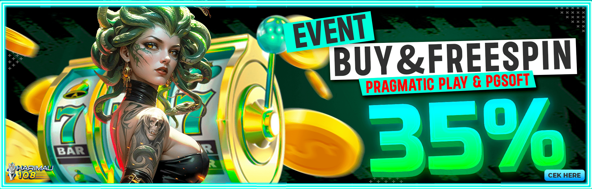 HARIMAU108 EVENT SLOT FREESPIN & BUYSPIN 35% 