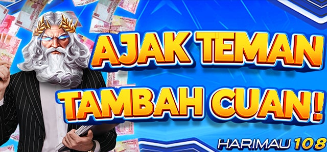 Bonus Refferal ajak teman Harimau108