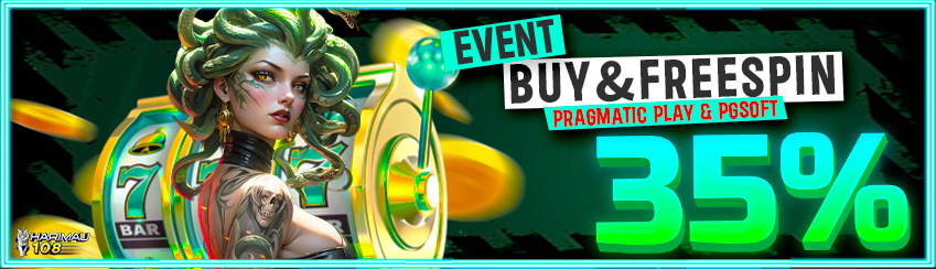EVENT SLOT FREESPIN 20% & BUYSPIN 15% HARIMAU108